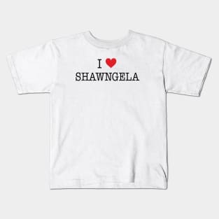 I Love Shawngela Shirt - Boy Meets World Kids T-Shirt